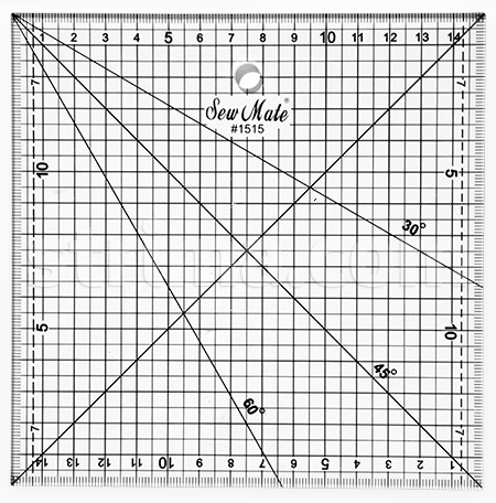 LENJIR KROJAČKI ZA QUILTING I PATCHWORK 150X150mm