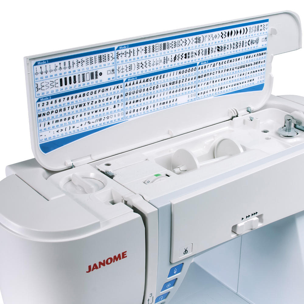 Janome-Skyline-S3-Vrste Štepova