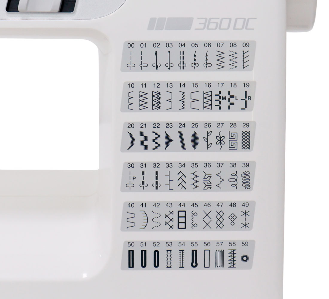 Bodovi Janome 360 DC